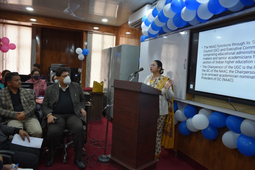 Orientation program for faculty members on NAAC Accreditation 